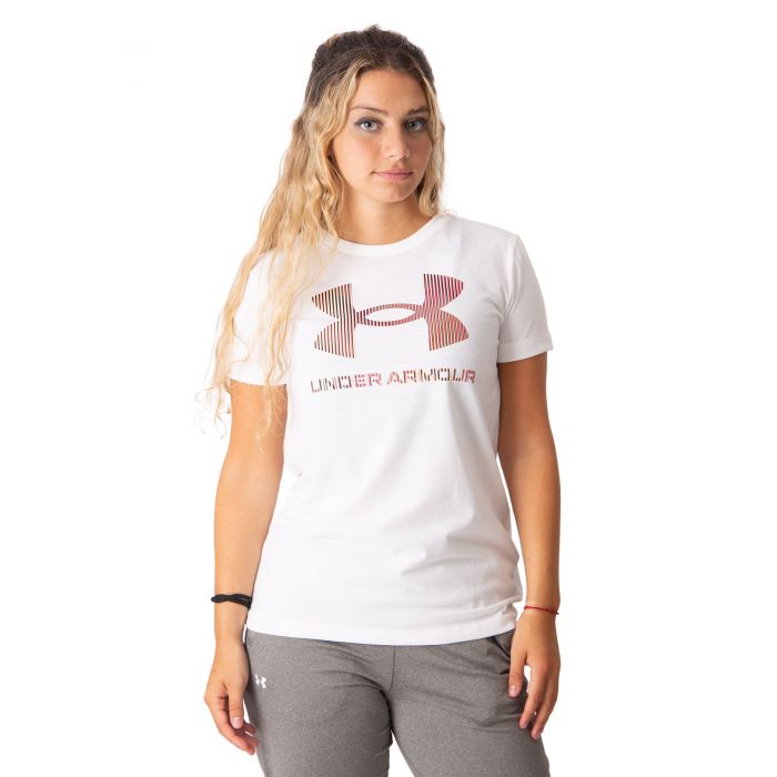 Top Under Armour UA Live Sportstyle Graphic Mulher Mod Gray Light