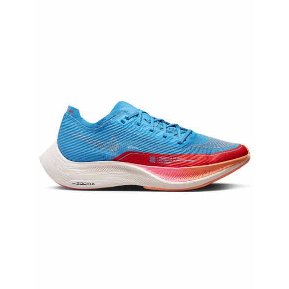 スパイク・シューズ Zoom X Vaporfly Next% 2 \"Light Blue Red\" Nike ZoomX Vaporfly Next% 2 White Laser Blue Rush Orange - CU4123