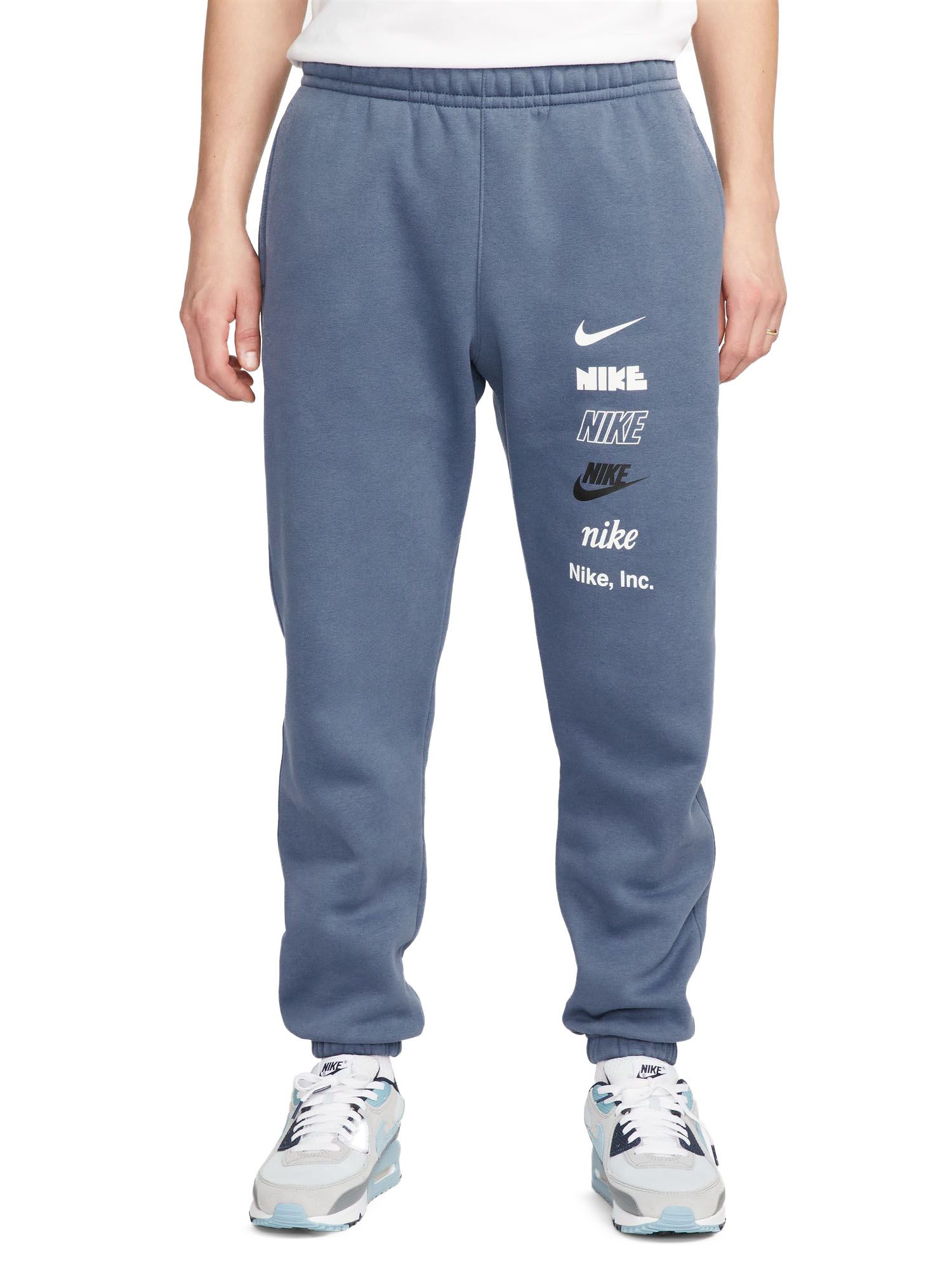 pantalon nike club fleece gris