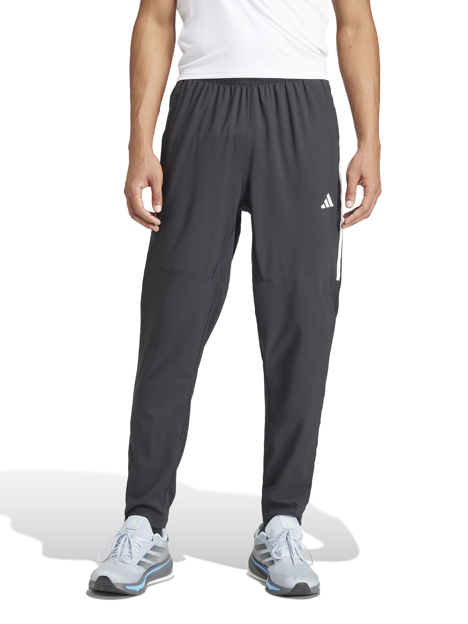 ★adidas★ Own The Run 3S Pants IK4982 Clothing - Own the Run 3-Stripes Pants - Black | adidas Oman